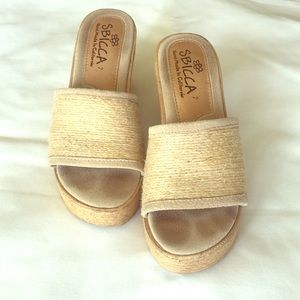 Sbicca espadrille wedge sandals